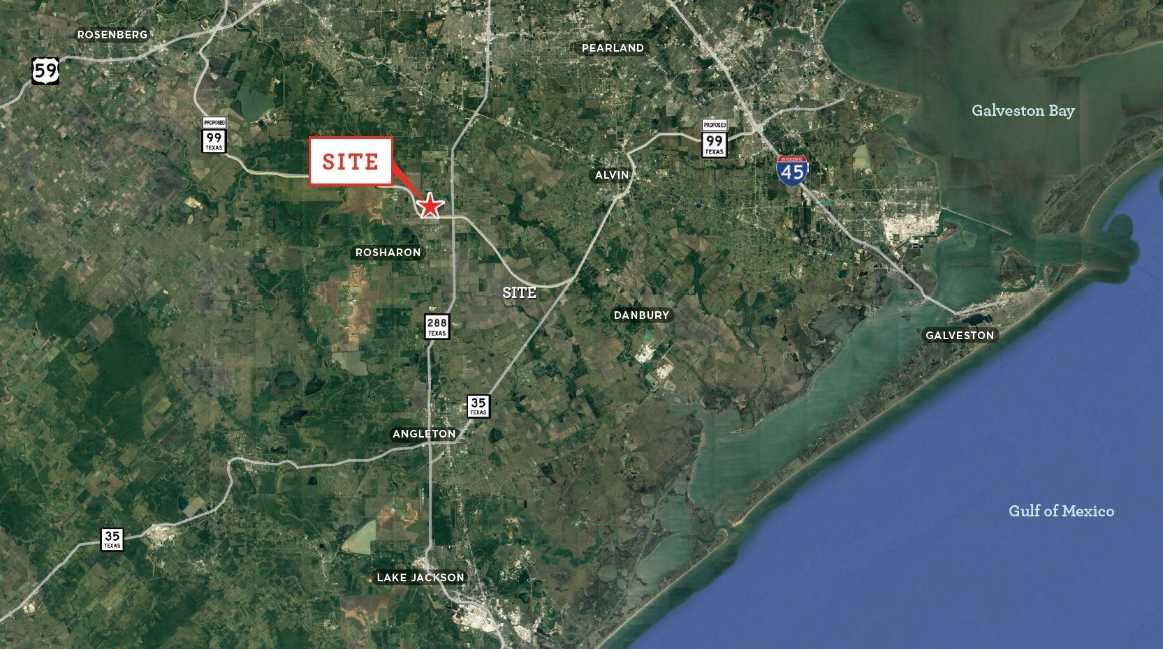 CR 54 & State Highway 288, Rosharon, TX, 77583 Commercial Land For