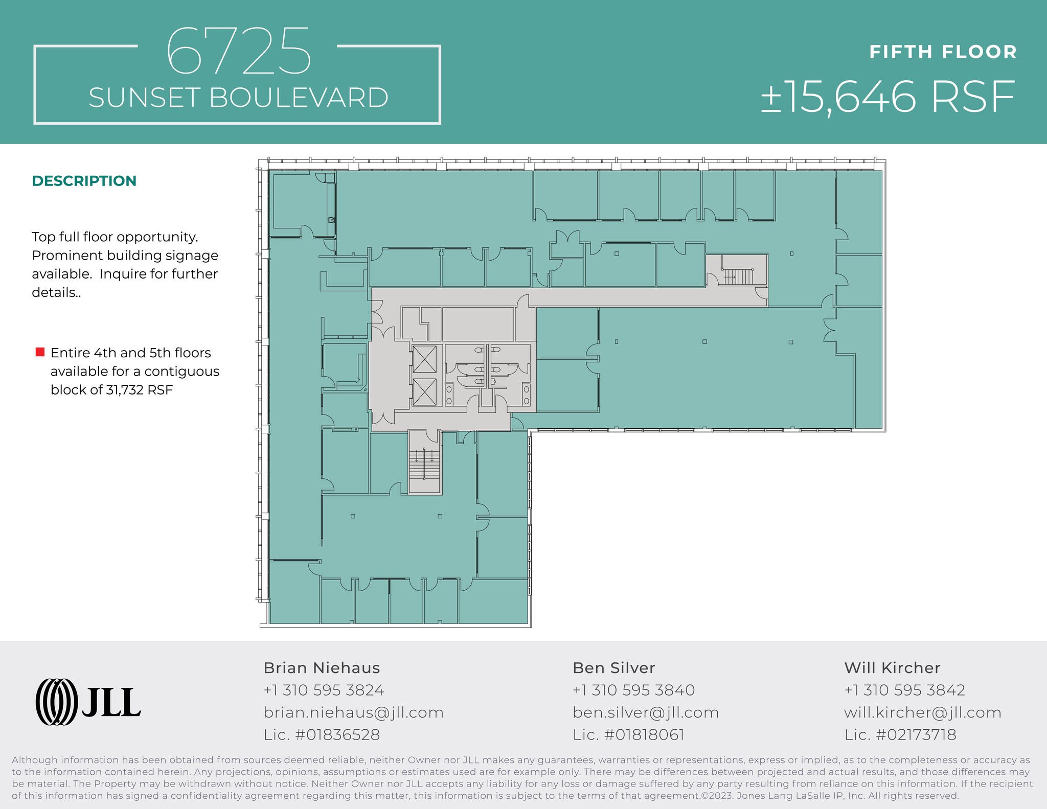 6725 W Sunset Blvd, Los Angeles, CA for lease Site Plan- Image 1 of 1