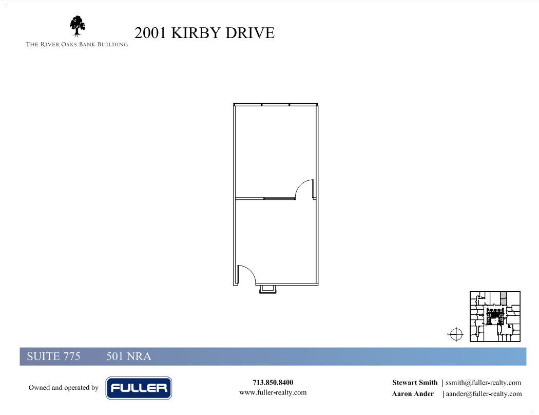 2001 Kirby Dr, Houston, TX for lease Floor Plan- Image 1 of 1