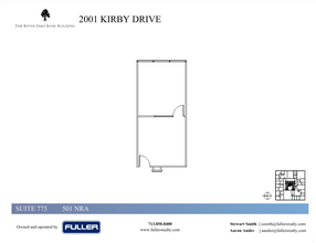 2001 Kirby Dr, Houston, TX for lease Floor Plan- Image 1 of 1