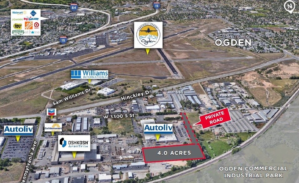 1374 W 3300 S, Ogden, UT for lease - Aerial - Image 1 of 1