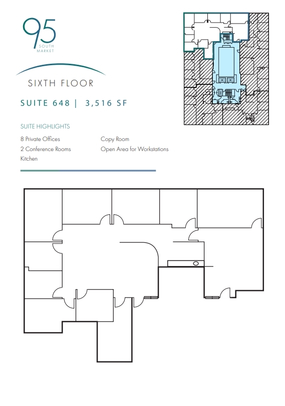 95 S Market St, San Jose, CA for lease Floor Plan- Image 1 of 1