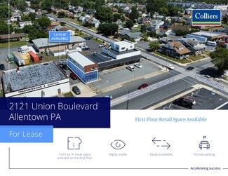 More details for 2121-2129 Union Blvd, Allentown, PA - Retail for Lease