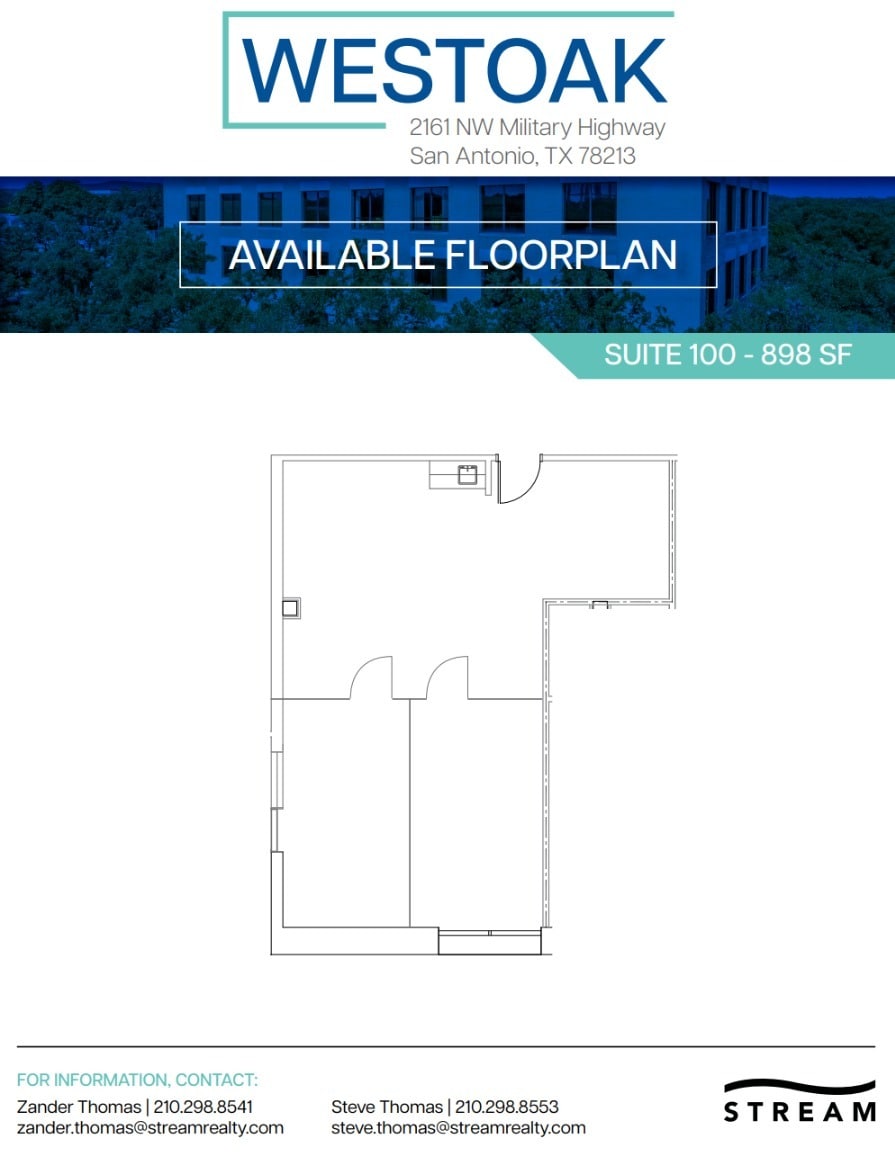 2161 NW Military Hwy, San Antonio, TX for lease Floor Plan- Image 1 of 1
