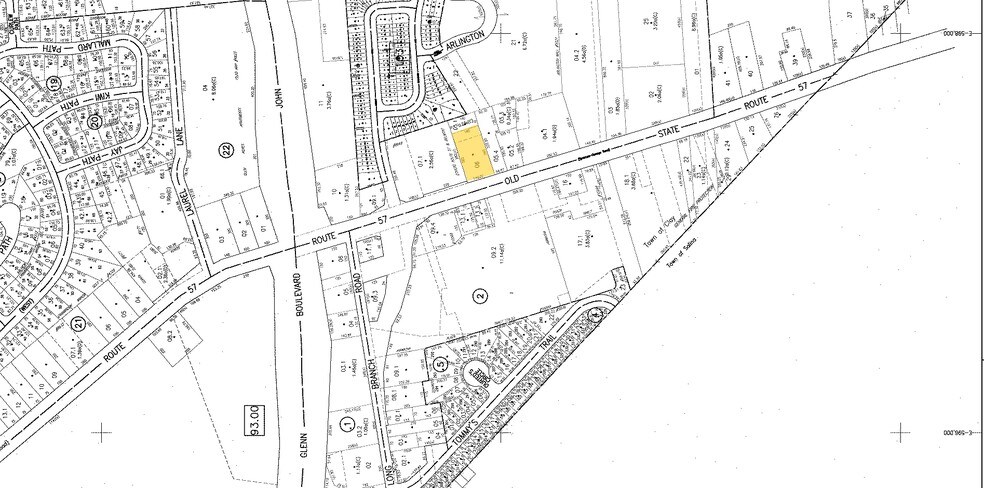 7386 Oswego Rd, Liverpool, NY for sale - Plat Map - Image 1 of 1