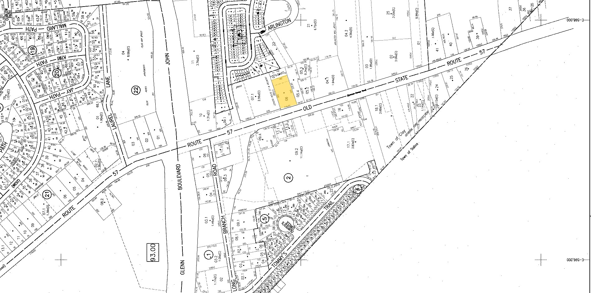 7386 Oswego Rd, Liverpool, NY for sale Plat Map- Image 1 of 1