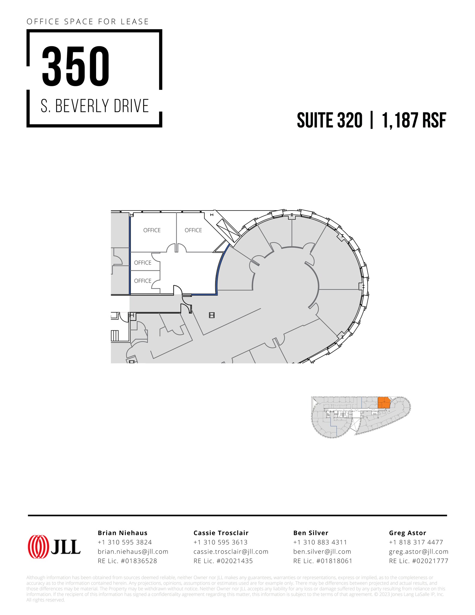 350 S Beverly Dr, Beverly Hills, CA for lease Site Plan- Image 1 of 2