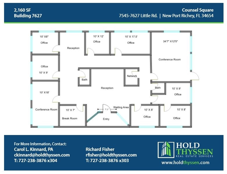 7627 Little Rd, New Port Richey, FL for sale Floor Plan- Image 1 of 1