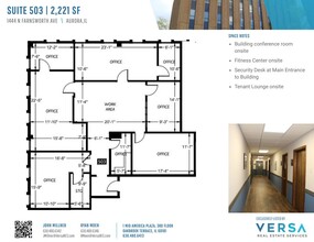 1444 N Farnsworth Ave, Aurora, IL for lease Floor Plan- Image 1 of 2