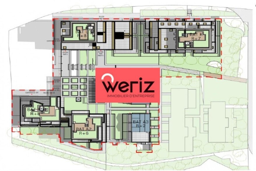 Office in Marseille for sale - Site Plan - Image 2 of 11