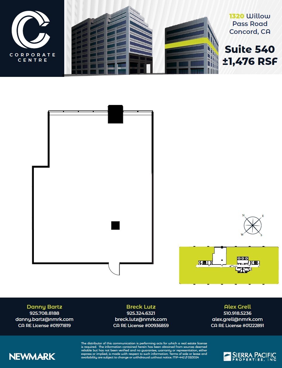 1390 Willow Pass Rd, Concord, CA for lease Floor Plan- Image 1 of 1