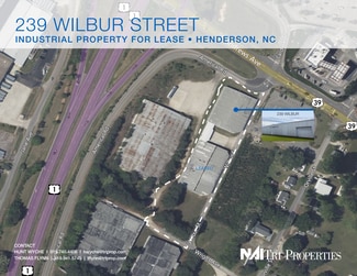 More details for 239 Wilbur St, Henderson, NC - Industrial for Lease
