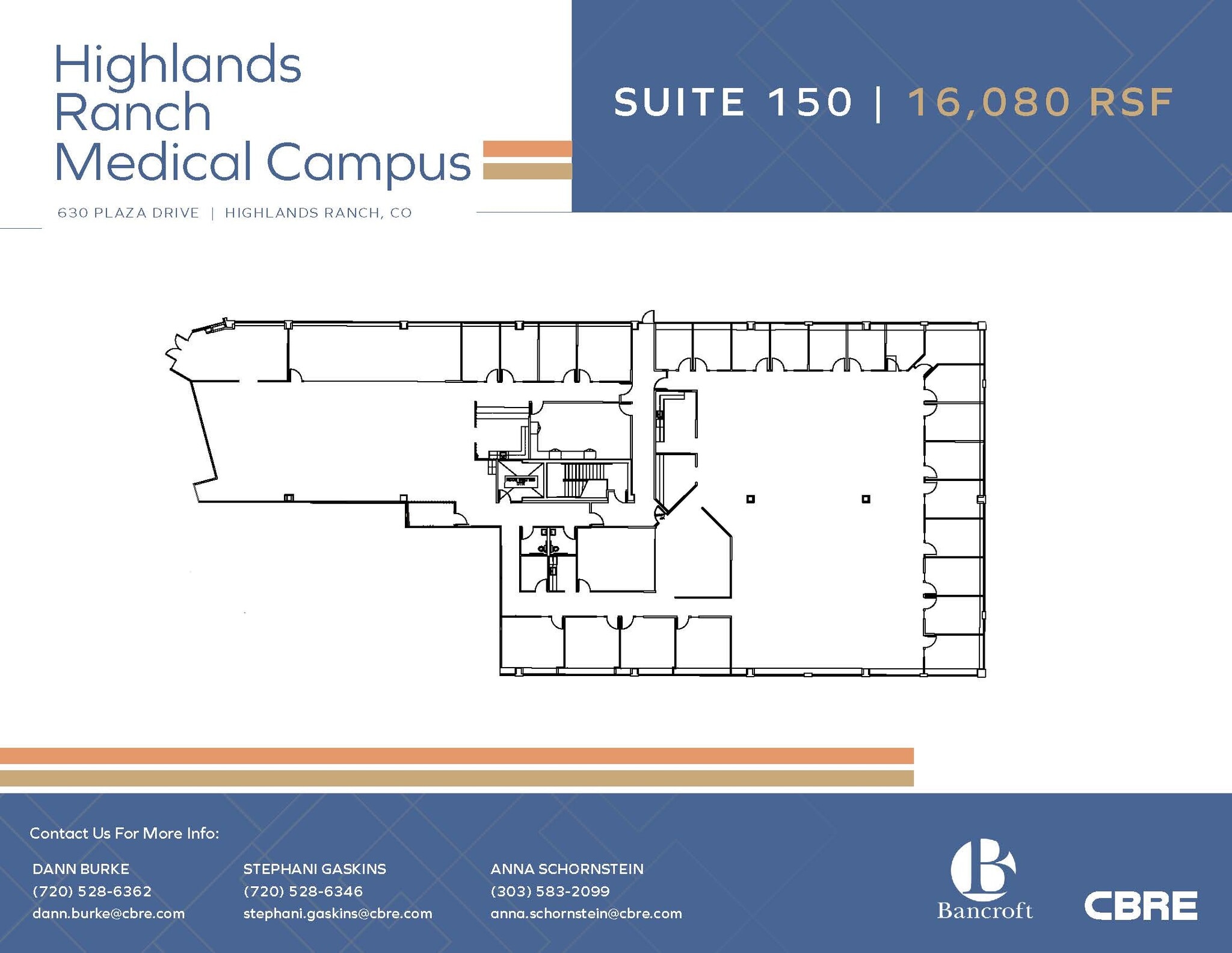630 Plaza Dr, Highlands Ranch, CO for lease Floor Plan- Image 1 of 2