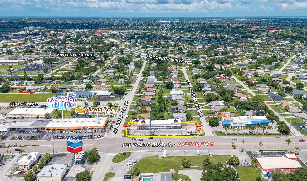 4320 Del Prado Blvd, Cape Coral, FL for lease - Aerial - Image 3 of 7