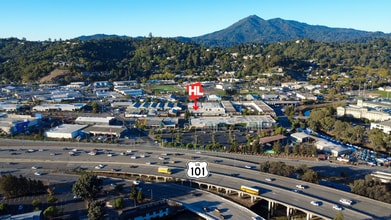 735 Lincoln Ave, San Rafael, CA - AERIAL  map view
