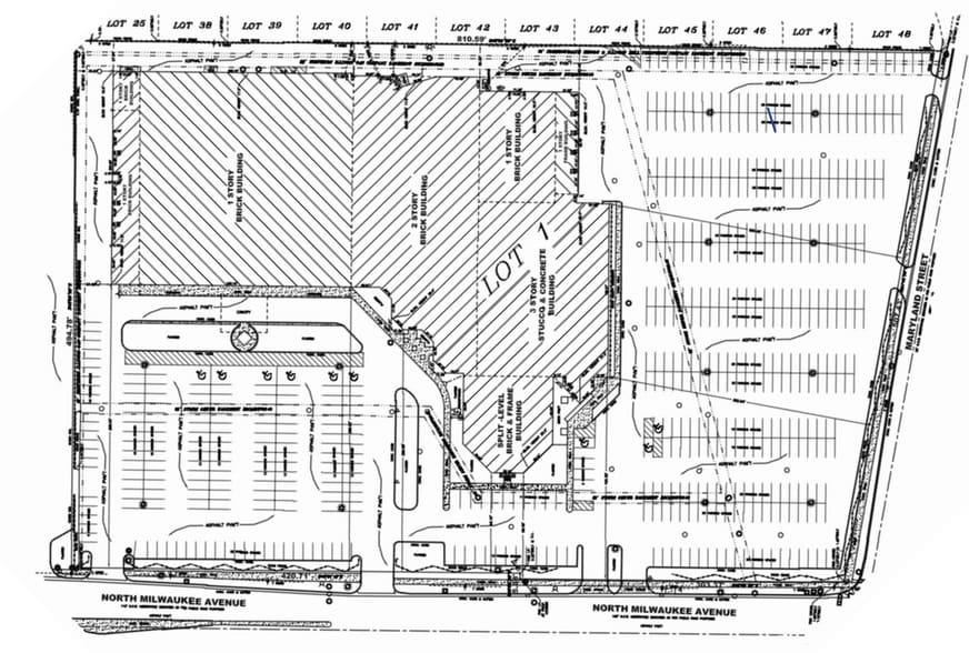 9333 N Milwaukee Ave, Niles, IL for lease - Site Plan - Image 2 of 2