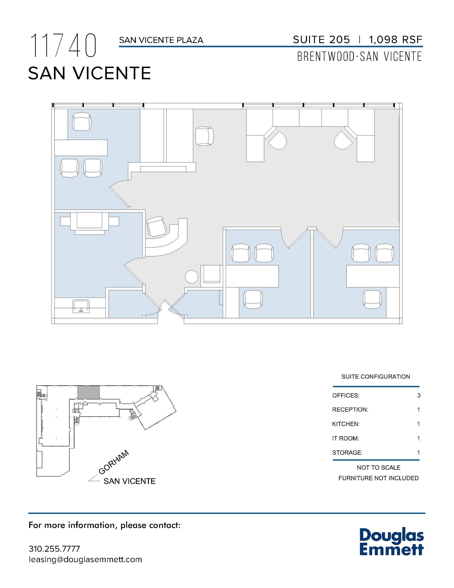 11740 San Vicente Blvd, Los Angeles, CA for lease Floor Plan- Image 1 of 1