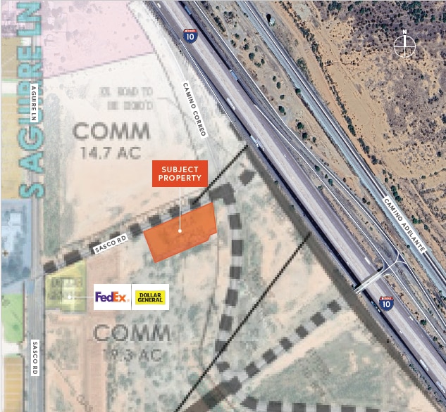 22593 E Sasco Rd, Red Rock, AZ for sale - Aerial - Image 3 of 3