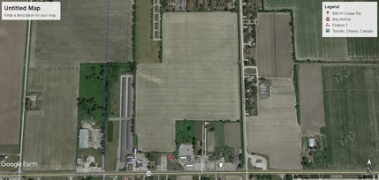 600 W Center Rd, Essexville, MI - aerial  map view