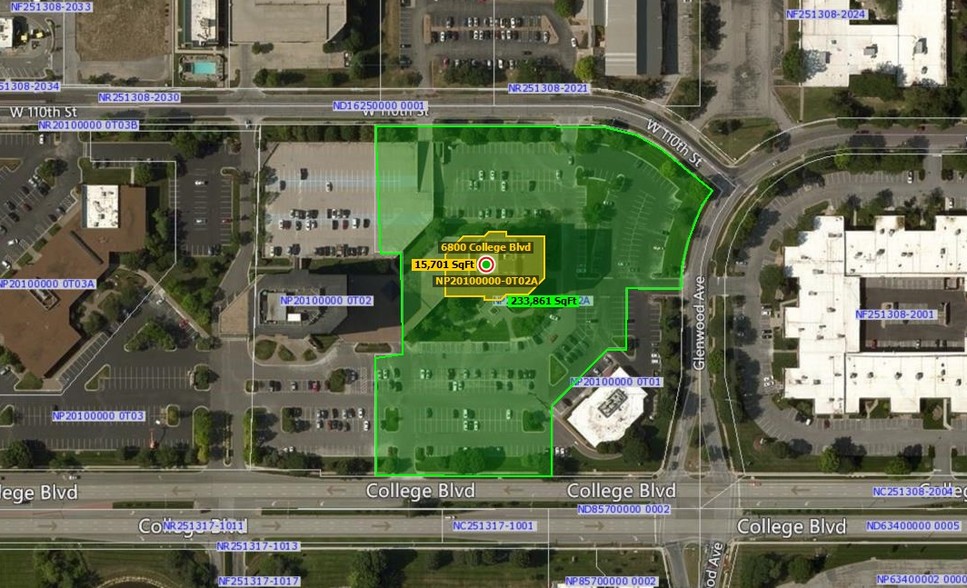 6800-6850 College Blvd, Overland Park, KS for lease - Plat Map - Image 3 of 20