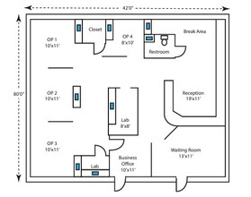 7916 Pebble Beach Dr, Citrus Heights, CA for lease Floor Plan- Image 1 of 1