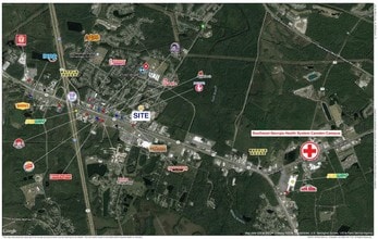 130 N Gross Rd, Kingsland, GA - AERIAL  map view
