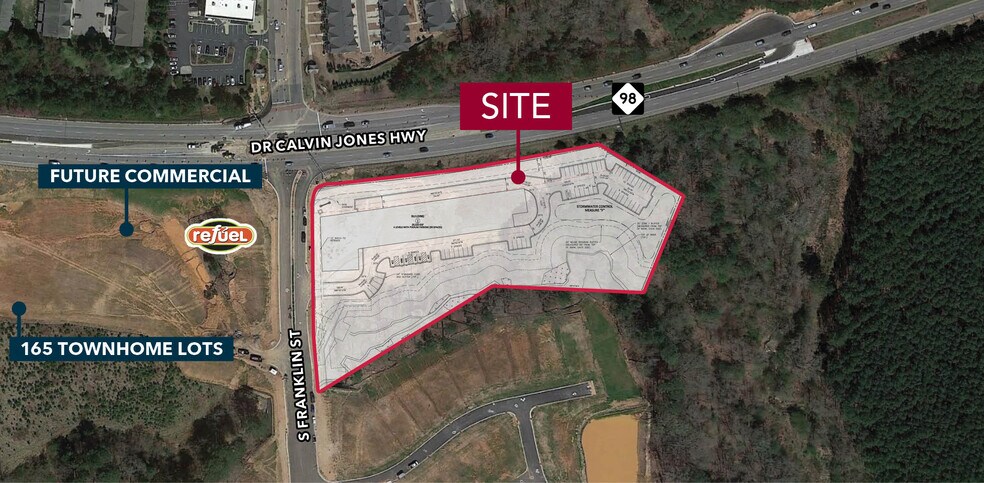 000 Dr Calvin Jones Hwy, Wake Forest, NC for sale - Site Plan - Image 2 of 3