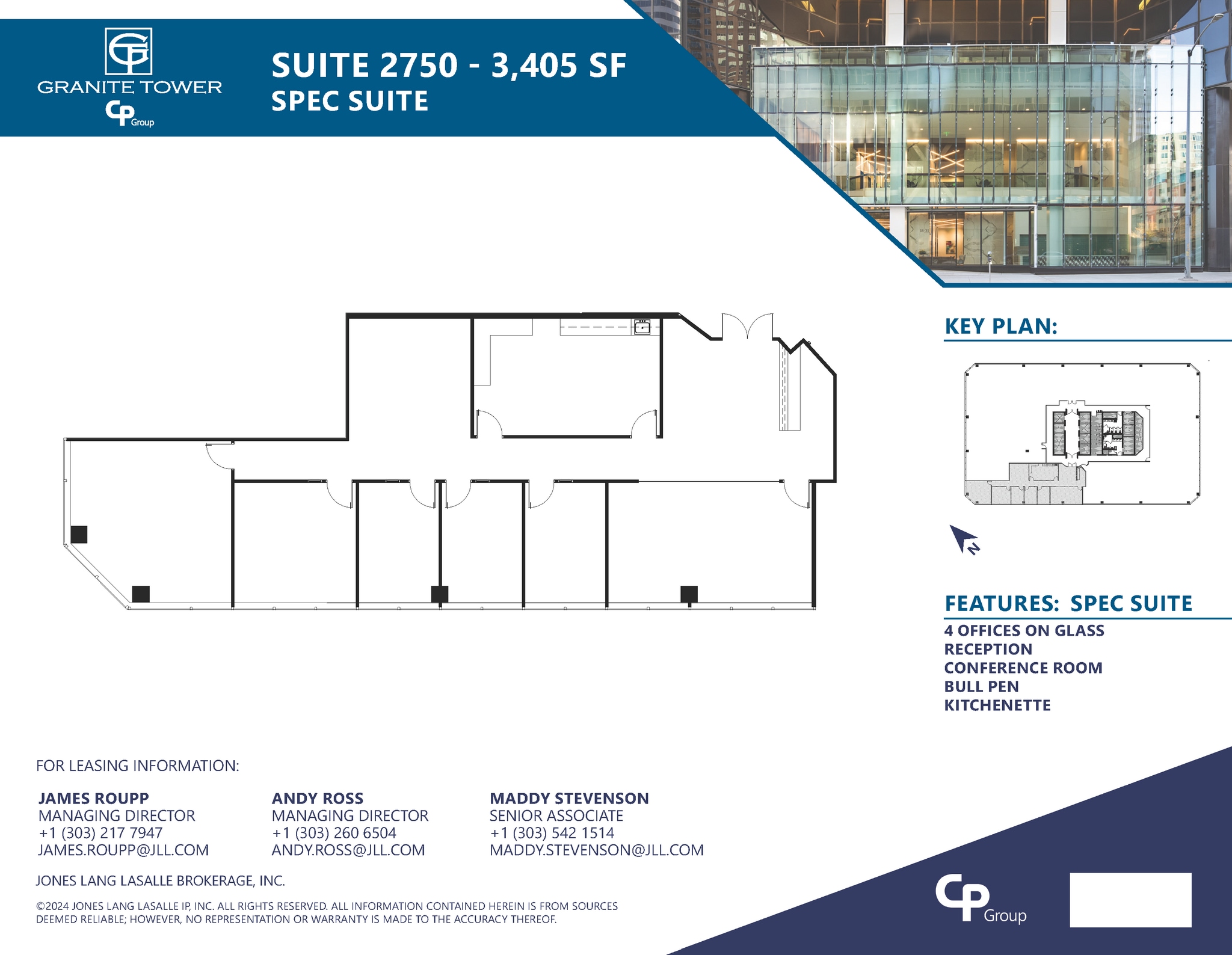 1099 18th St, Denver, CO for lease Floor Plan- Image 1 of 1