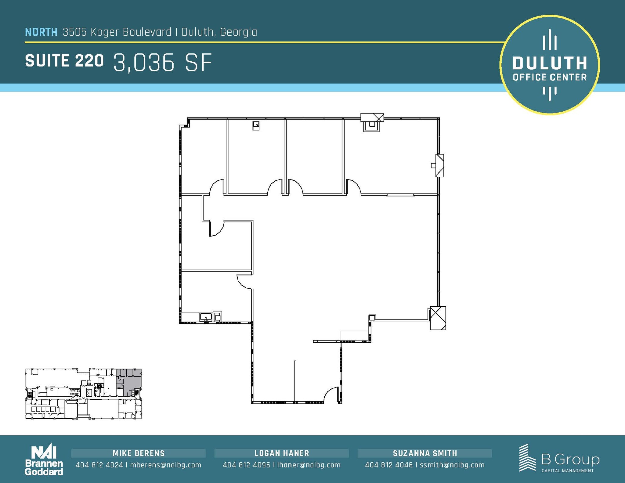 3505 Koger Blvd, Duluth, GA for lease Floor Plan- Image 1 of 1