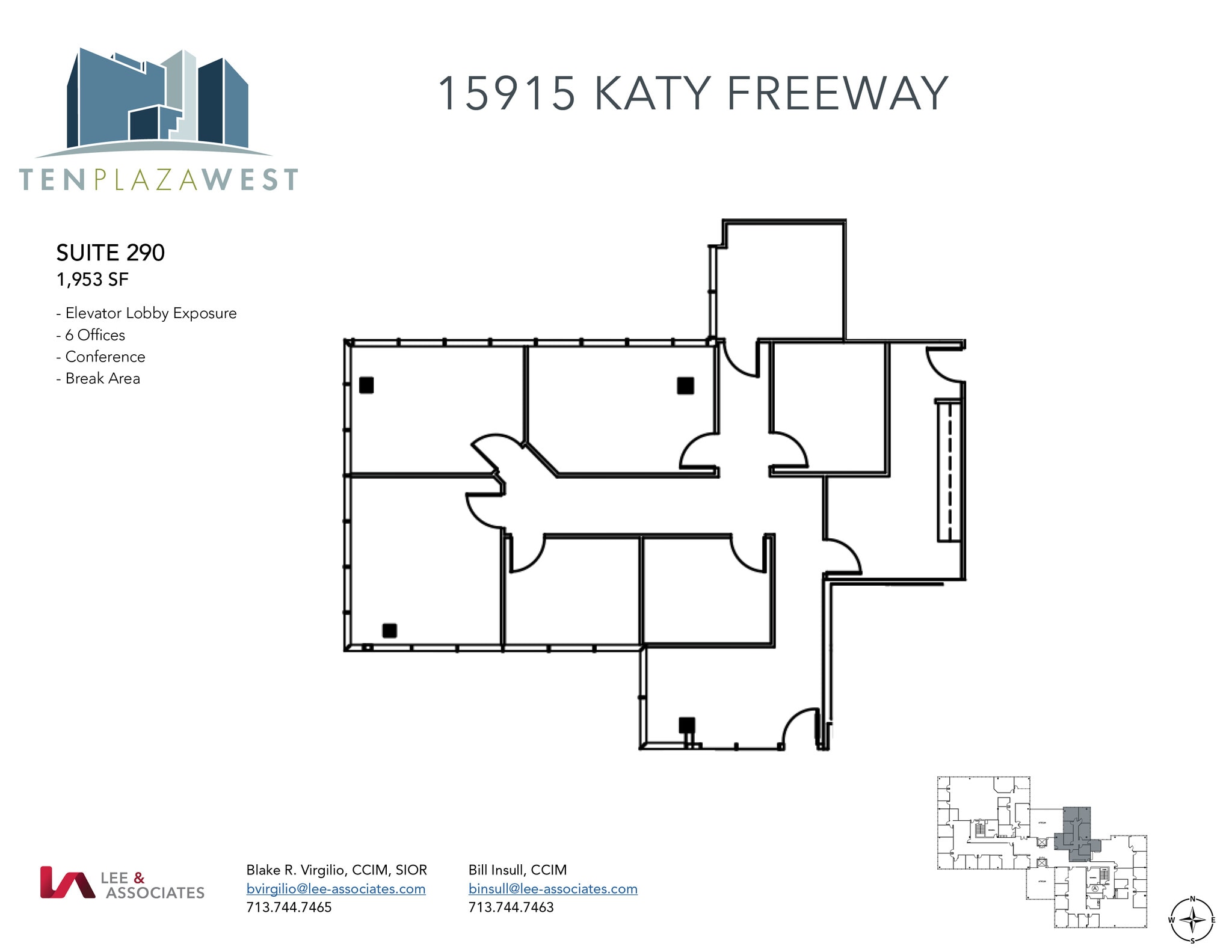 15915 Katy Fwy, Houston, TX for lease Floor Plan- Image 1 of 1
