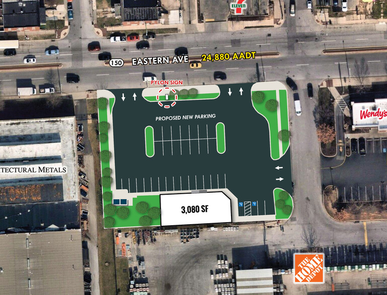 6311 Eastern Ave, Baltimore, MD for sale - Site Plan - Image 1 of 1