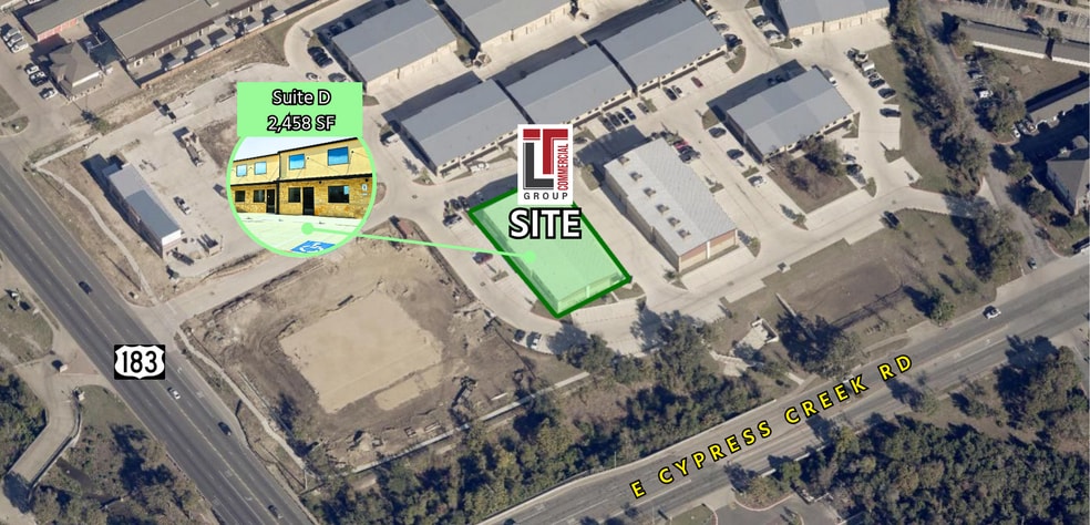 720 S Bell Blvd, Cedar Park, TX for lease - Aerial - Image 2 of 2