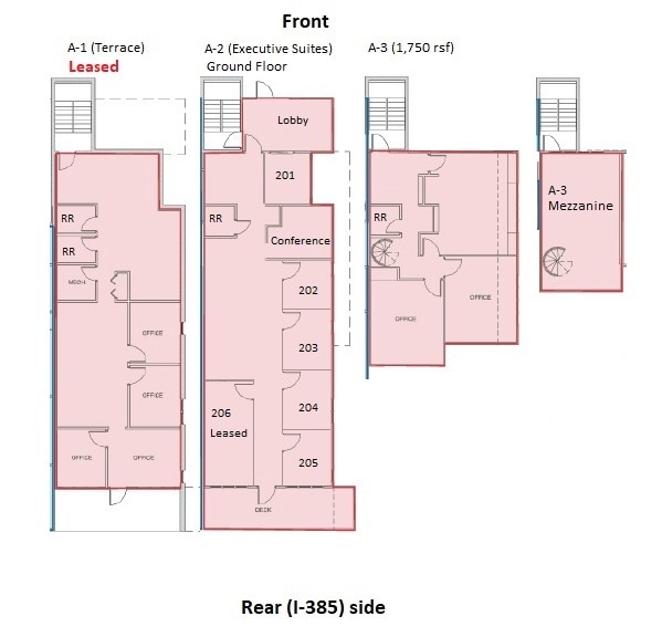 1010 E North St, Greenville, SC for lease Floor Plan- Image 1 of 13