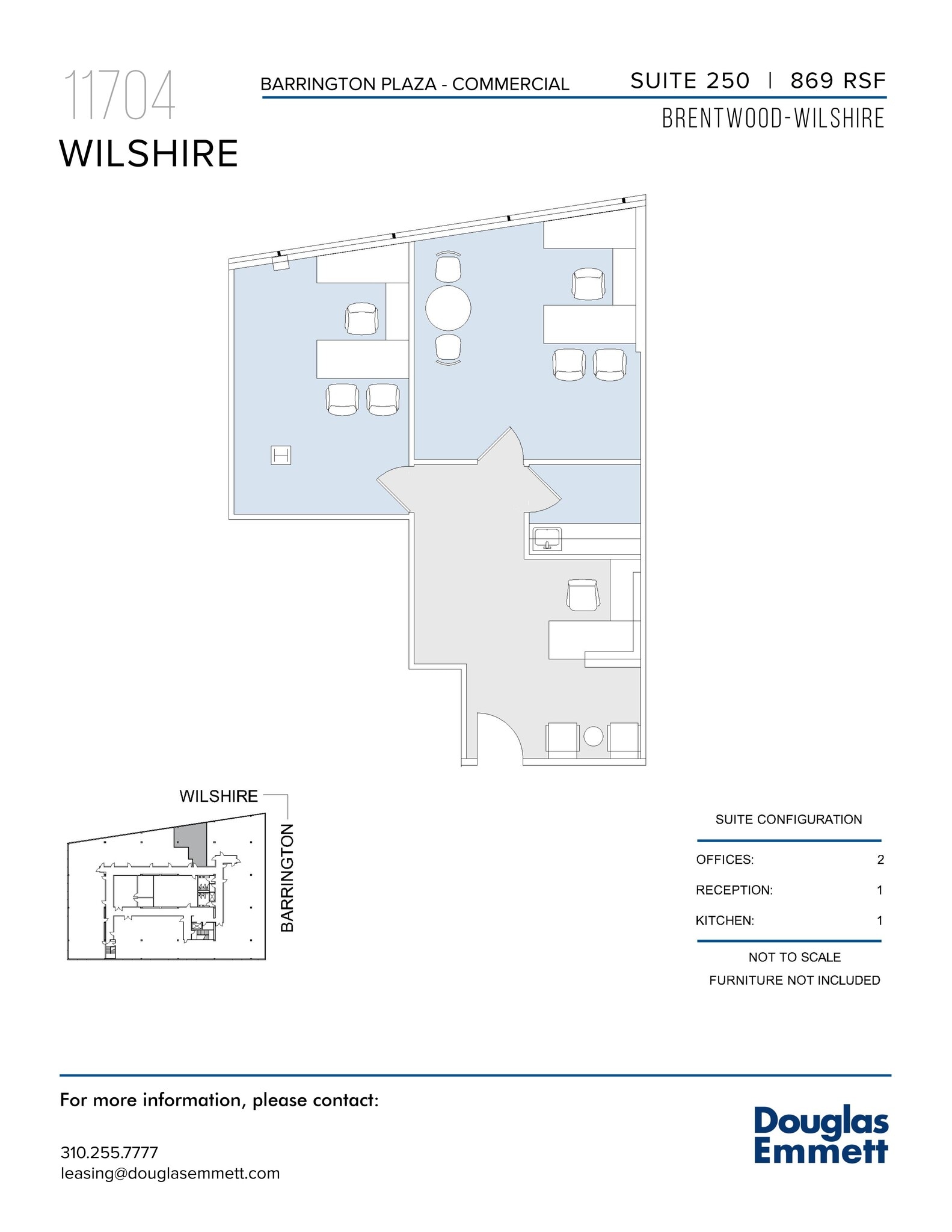 11704 Wilshire Blvd, Los Angeles, CA for lease Site Plan- Image 1 of 7