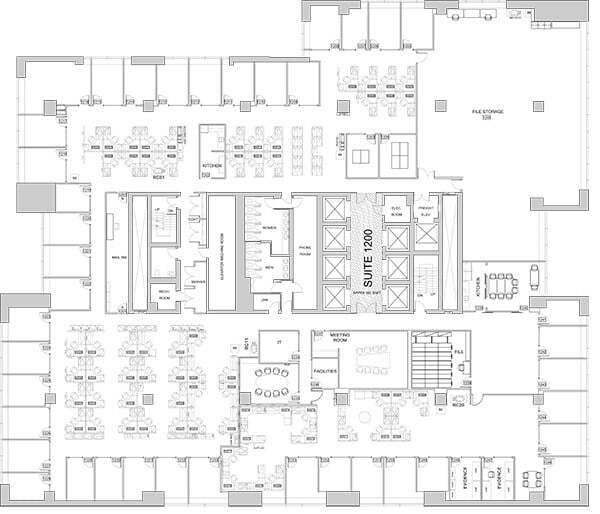 393 University Ave, Toronto, ON for lease Floor Plan- Image 1 of 1