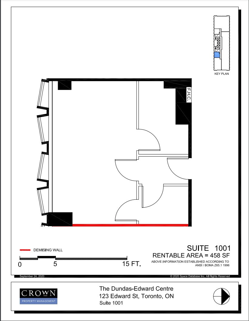 123 Edward St, Toronto, ON for lease Floor Plan- Image 1 of 1