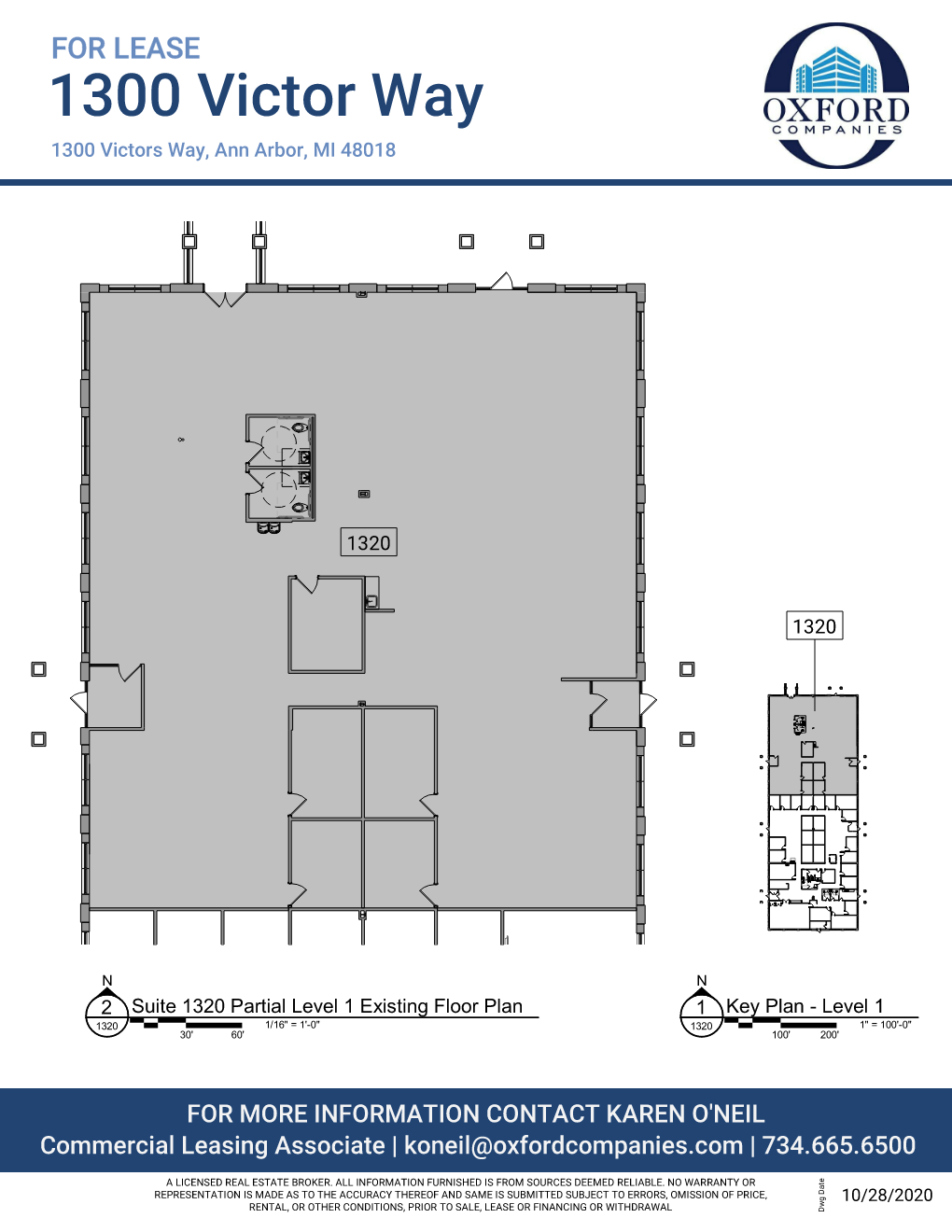 1300 Victors Way, Ann Arbor, MI for lease Floor Plan- Image 1 of 5