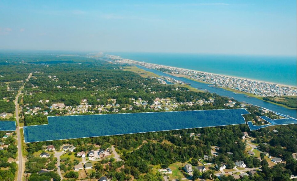 Seashore Road SW & Pirate Shores Drive SW, Holden Beach, NC for sale - Aerial - Image 2 of 7