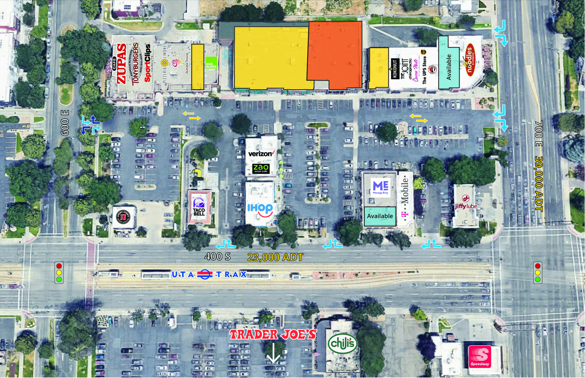 613 E 400 S, Salt Lake City, UT for lease Site Plan- Image 1 of 14