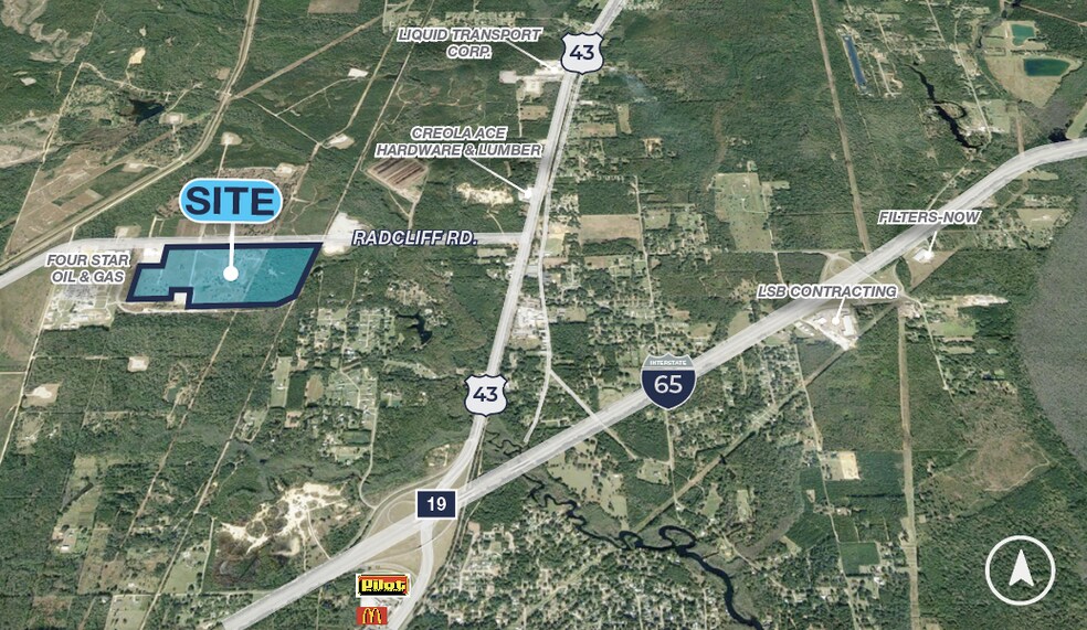 1100 Radcliff Rd, Creola, AL 36571 Land for Sale