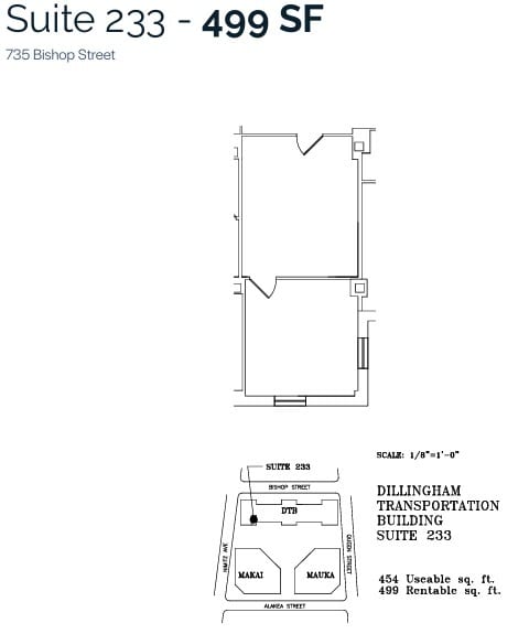 733 Bishop St, Honolulu, HI for lease Floor Plan- Image 1 of 1