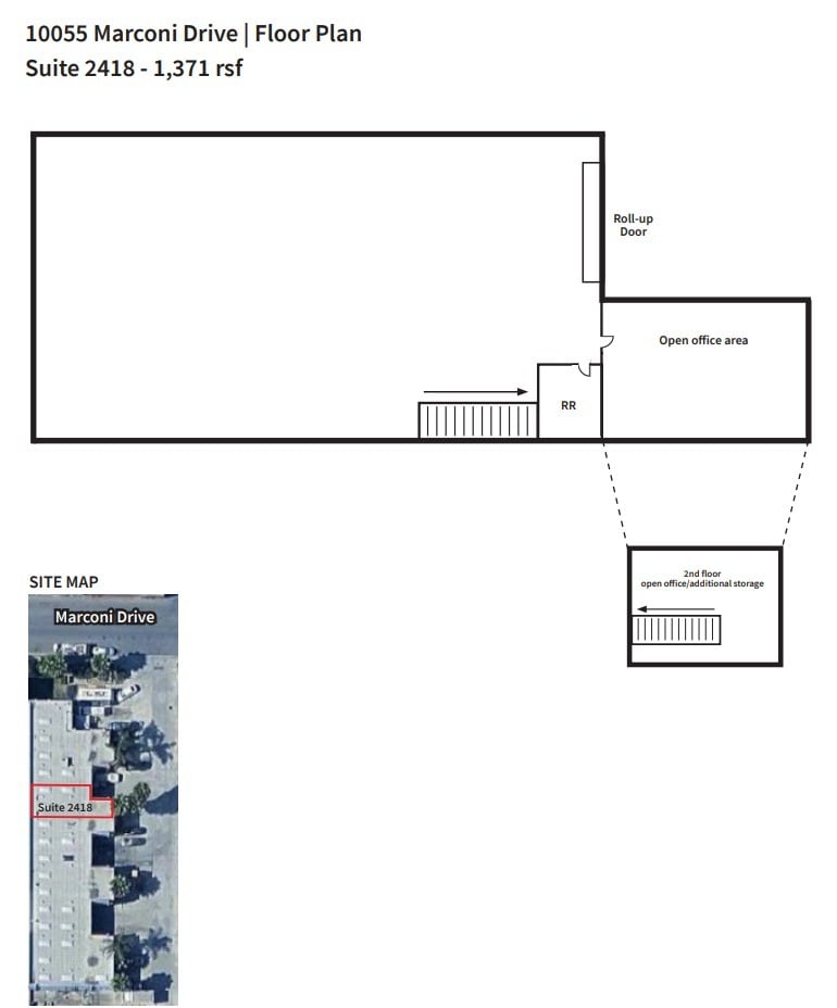 10055 Marconi Dr, San Diego, CA for lease Floor Plan- Image 1 of 1