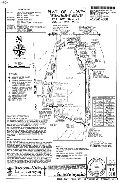 1st St, Ankeny, IA for sale - Plat Map - Image 1 of 3