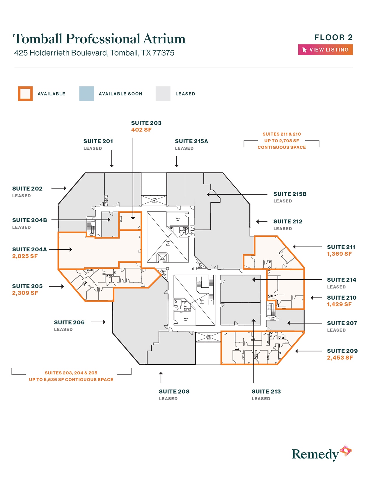 425 Holderrieth Blvd, Tomball, TX for lease Floor Plan- Image 1 of 11