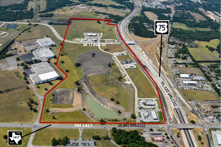 NWC US Hwy. 75 and FM 1417, Sherman, TX for sale Building Photo- Image 1 of 4