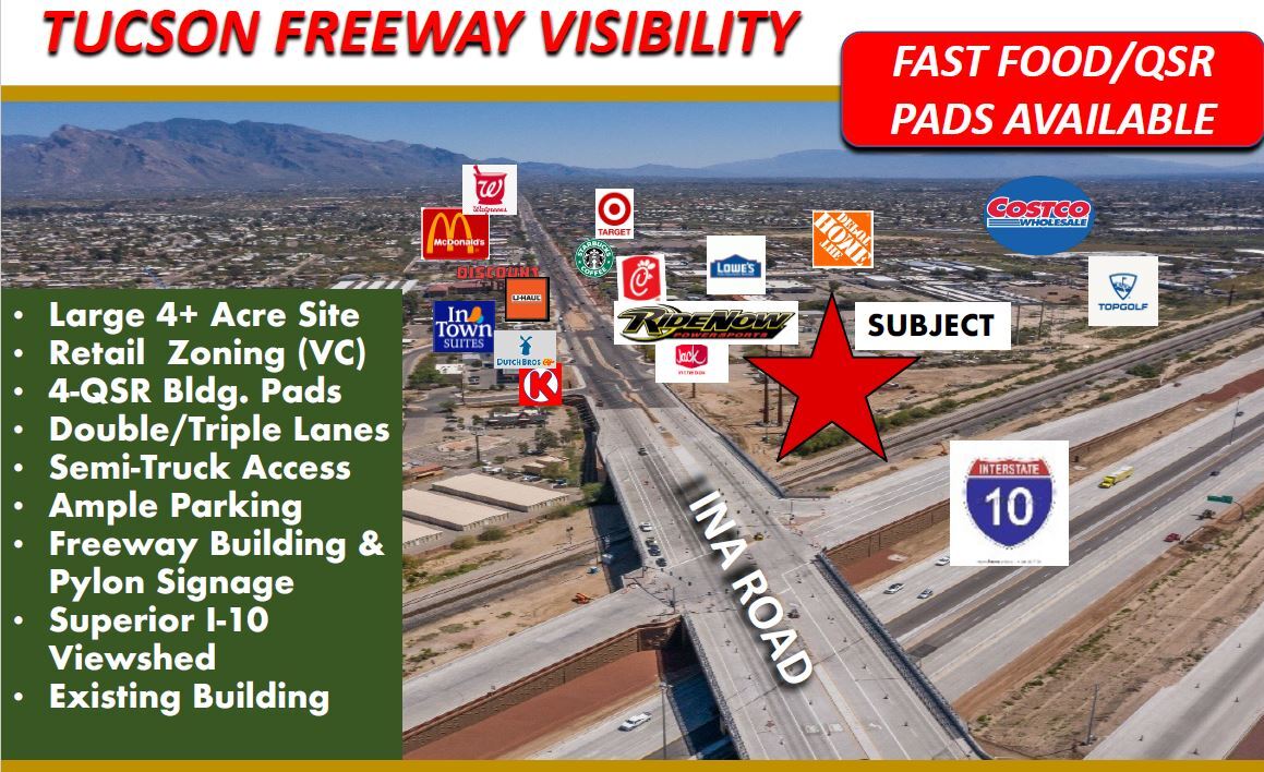 SEC I-10 & Ina Road, Tucson, AZ for sale Building Photo- Image 1 of 1