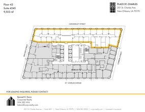 201 St. Charles Ave, New Orleans, LA for lease Site Plan- Image 1 of 1