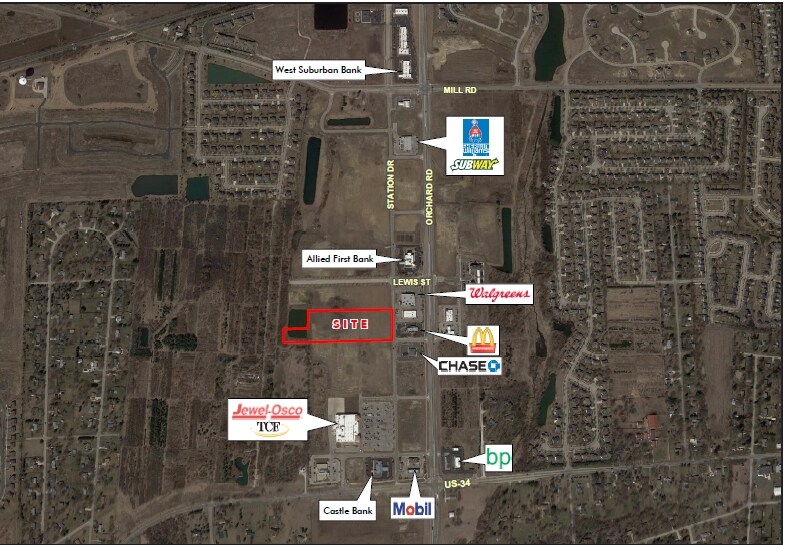 NWQ Of Route 34 & Orchard Rd, Oswego, IL for sale - Primary Photo - Image 1 of 1