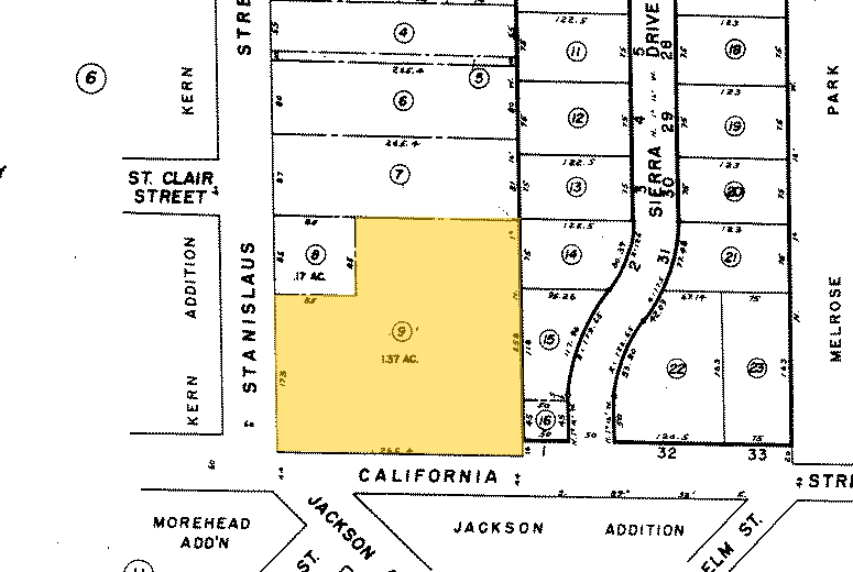 1710 California St, Escalon, CA for lease - Plat Map - Image 3 of 5