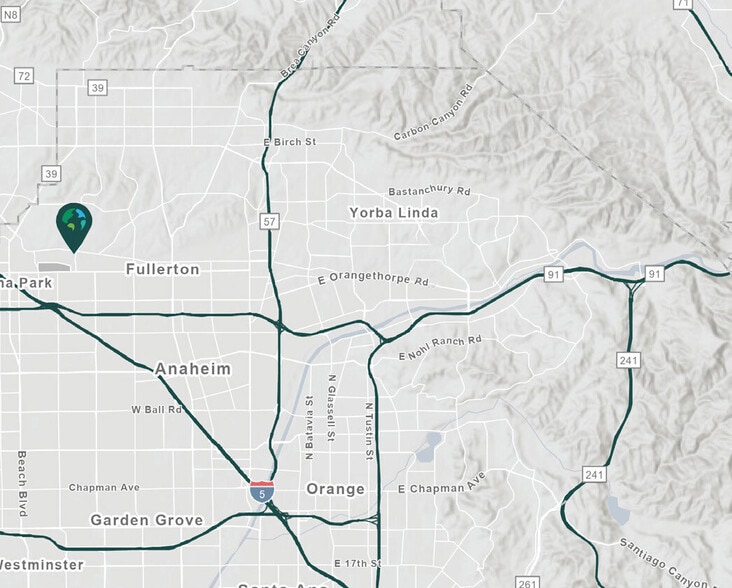 700 Burning Tree Rd, Fullerton, CA for lease - Aerial - Image 2 of 2